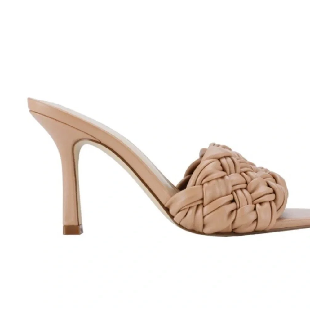 NWT Marc Fisher DRAYA SQUARE TOE Heel Size 7.5 - Picture 3 of 8